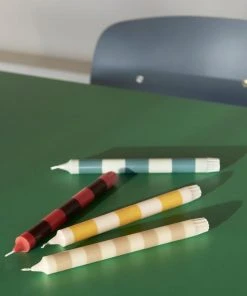 HAY Velas Stripe Set De 4 Bright