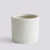 HAY - Plant Pot With Saucer Xxl - White