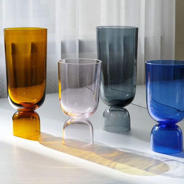 HAY Vase Bottoms Up L Bleu Marine 4 HAY Vase Bottoms Up L Bleu Marine