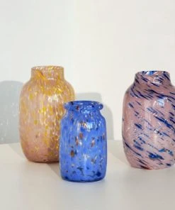 HAY Jarrón Splash L Light Pink & Yellow -