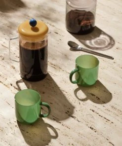 HAY Taza Borosilicate Set De 2 Jade Green