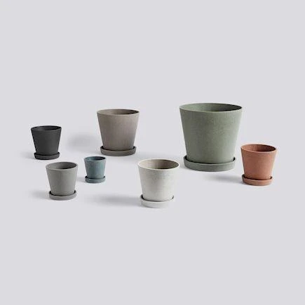 HAY Macetero Flowerpot M Black 5 HAY Macetero Flowerpot M Black
