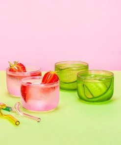 HAY Tint Glass 2 Pcs Pink