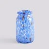 HAY - Splash Vase Roll Neck M Blue 2 HAY - Splash Vase Roll Neck M Blue