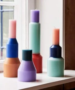 HAY Pillar Bougie Mint 6 HAY Pillar Bougie Mint