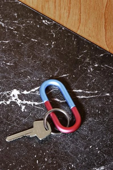 HAY Cane Key Ring Red 3 HAY Cane Key Ring Red