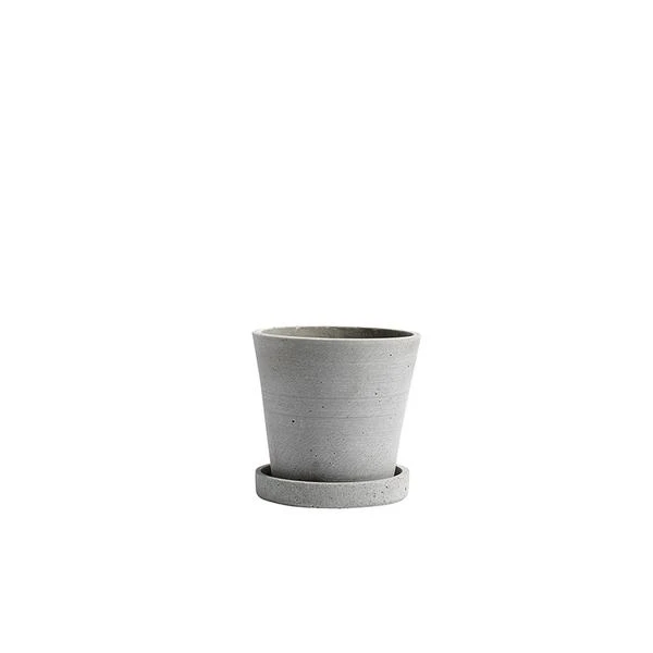 HAY Pot De Fleur Beton Flowerpot Taille S 3 HAY Pot De Fleur Beton Flowerpot Taille S