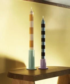 HAY Velas Stripe Set De 4 Bright