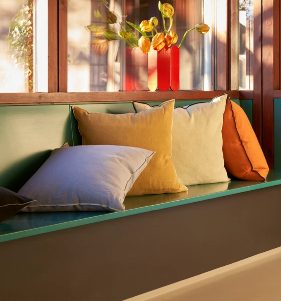 HAY Outline Cushion, Mustard 3 HAY Outline Cushion, Mustard