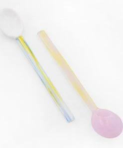 HAY Glass Spoons Flat Set Of 2