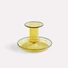 HAY Flare Candle Holder Yellow S