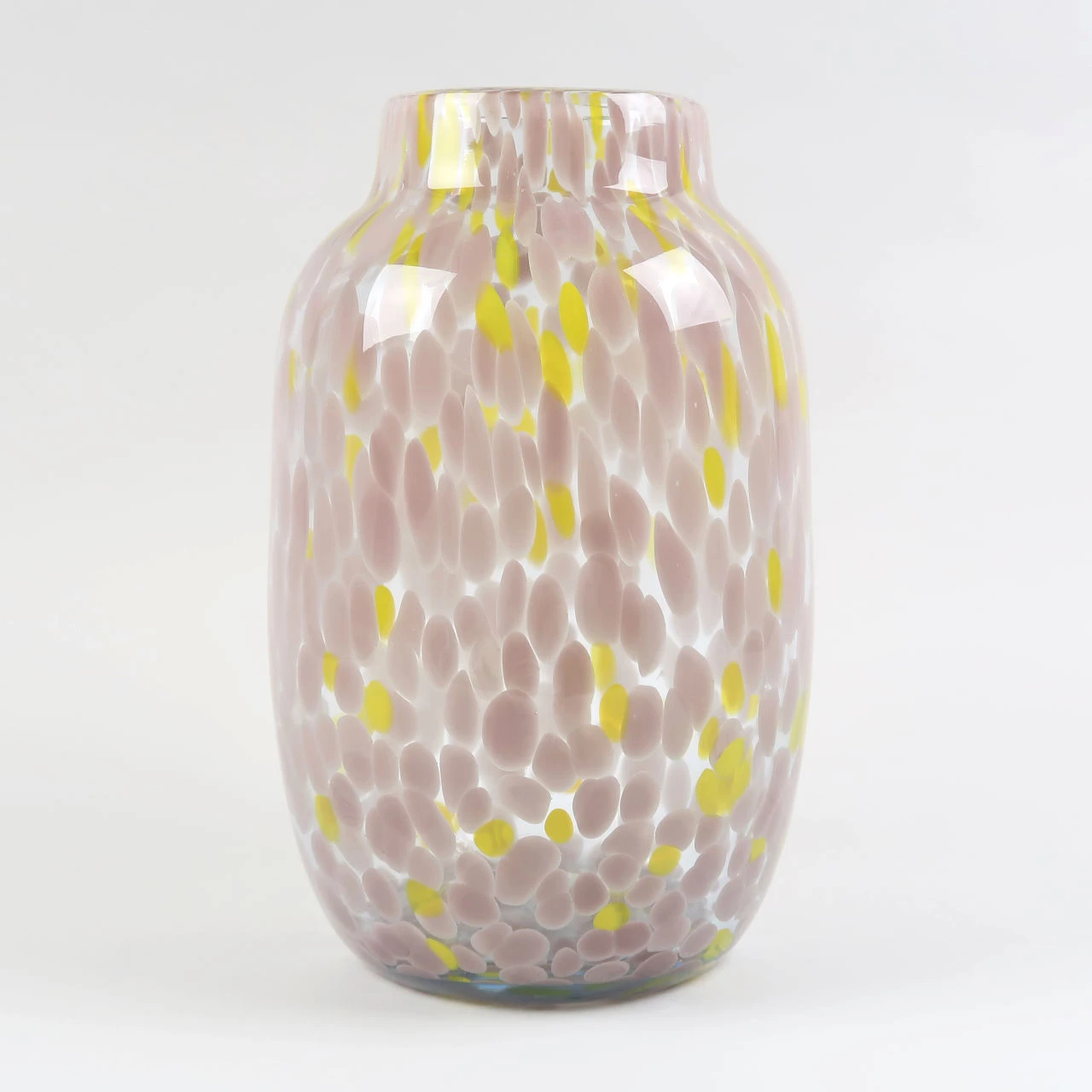 HAY Hand Blown Splash Vase – Light Pink & Yellow – Large 5 HAY Hand Blown Splash Vase – Light Pink & Yellow – Large