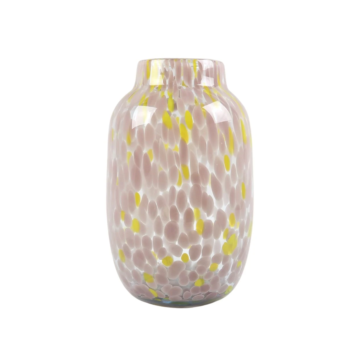 HAY Hand Blown Splash Vase – Light Pink & Yellow – Large 3 HAY Hand Blown Splash Vase – Light Pink & Yellow – Large