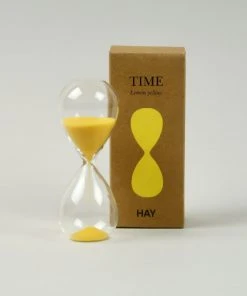 HAY Glass Sand Timer - Small - Lemon Yellow 8 HAY Glass Sand Timer - Small - Lemon Yellow