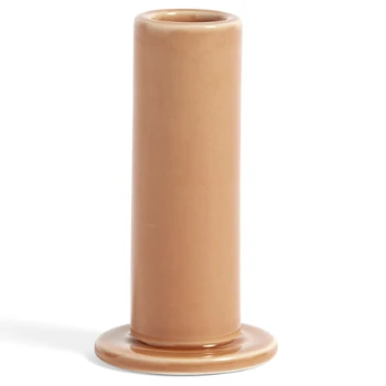 HAY Tube Candleholder - Medium - Peach 3 HAY Tube Candleholder - Medium - Peach