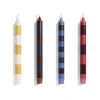 HAY Stripe- Pack de 4 velas