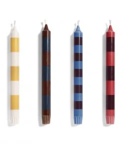HAY Stripe- Pack de 4 velas