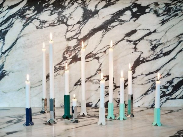 HAY Arcs Kandelaar Small Mint 3 HAY Arcs Kandelaar Small Mint