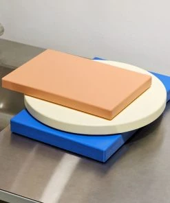 HAY Chopping Board Rectangular Medium Peach 9 HAY Chopping Board Rectangular Medium Peach