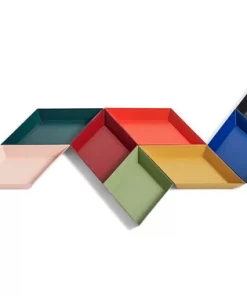 HAY Small Electric Blue Kaleido Tray