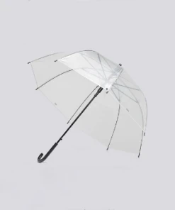 HAY Black Handle Canopy Umbrella