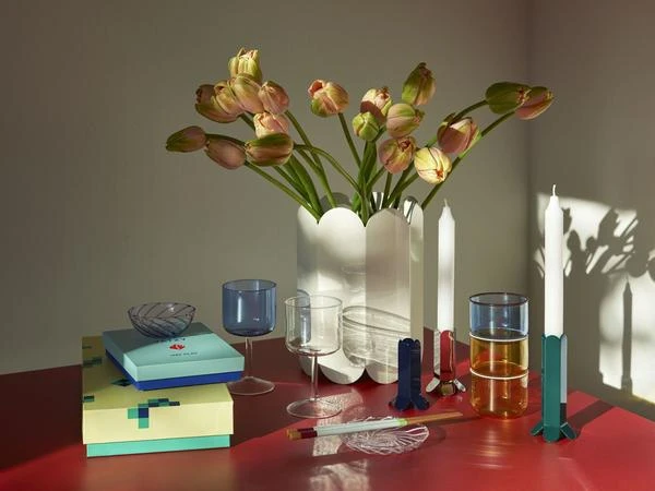 HAY Arcs Vaas Metaal Wit 4 HAY Arcs Vaas Metaal Wit