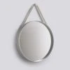 HAY Strap Mirror 70 Grey 1 HAY Strap Mirror 70 Grey