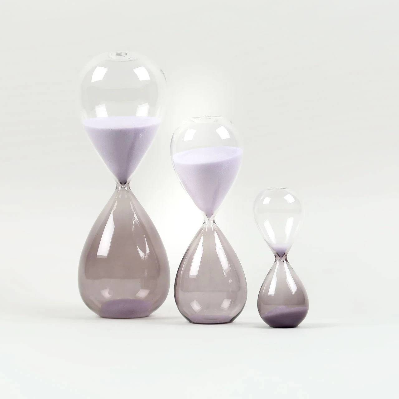 HAY Glass Sand Timer - Small - Lavender 7 HAY Glass Sand Timer - Small - Lavender