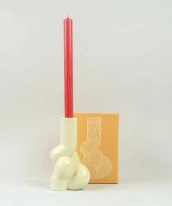 HAY Soft Candleholder - Yellow
