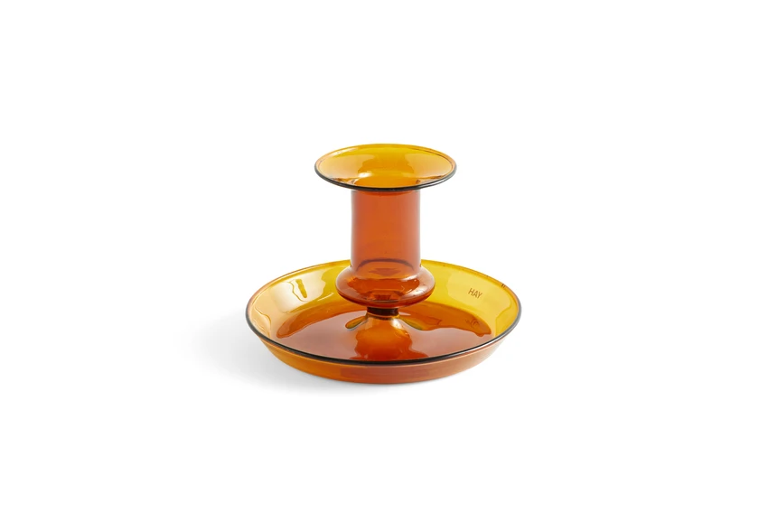 HAY Glass Candlestick Flare 6 HAY Glass Candlestick Flare