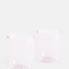 HAY Set of 2 300ml Pink Tint Tumblers