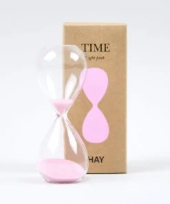HAY Glass Sand Timer - Small - Light Pink