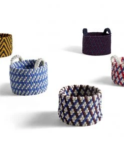 HAY Burgundy Bead Basket 7 HAY Burgundy Bead Basket