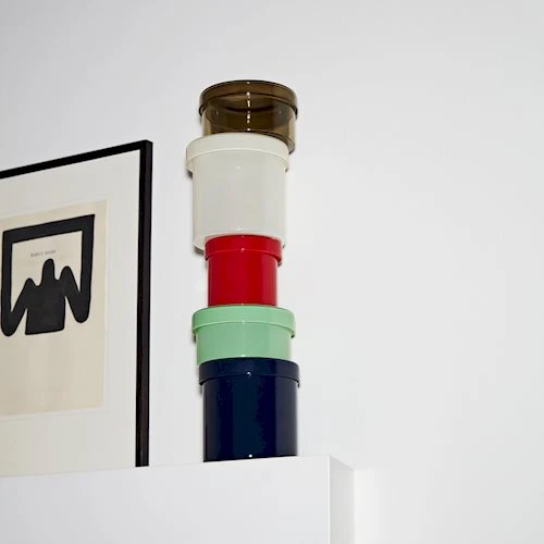 HAY contenitore con coperchio in vetro 4 HAY contenitore con coperchio in vetro