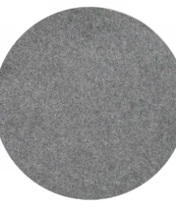 HAY Set of 4 Light Grey Felt Placemats