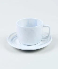 HAY Twist Cup & Saucer Blue Small Set of 2