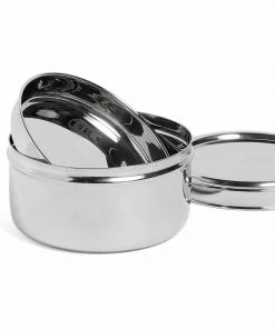 HAY Edelstahl Lunchbox, 2-Teilig