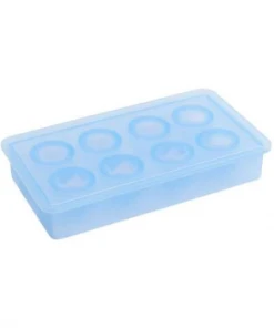 HAY Light Blue Round Ice Cube Tray