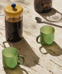 HAY French Press Brewer 1L Clear-Yellow