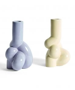 HAY Soft Candleholder - Yellow