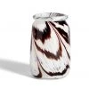 HAY Hand Blown Splash Vase Roll Neck Coffee & White