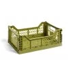 HAY Colour Crate M 14.5 L Olive
