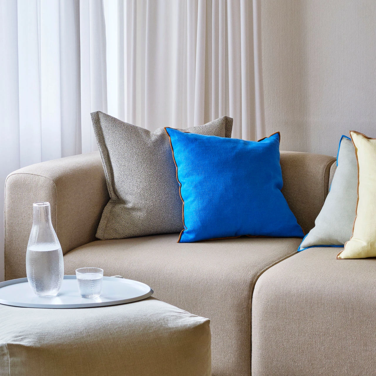 HAY Outline Cushion - Vivid Blue 10 HAY Outline Cushion - Vivid Blue