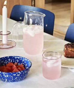 HAY Flare Borosilicate Glass Candlestick