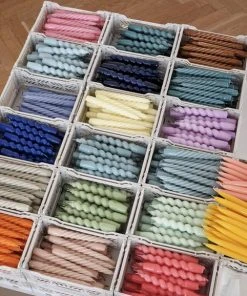 HAY Spiral Kaarsen Set Van 6 Dark Rose Dark Peach Rose 5 HAY Spiral Kaarsen Set Van 6 Dark Rose Dark Peach Rose