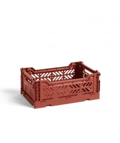 HAY Colour Crate S 4 L Terracotta