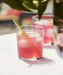 HAY Set of 6 Multicoloured Reusable Glass Sip Cocktail Straws 16 HAY Set of 6 Multicoloured Reusable Glass Sip Cocktail Straws