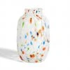 HAY Large White Round Splash Vase