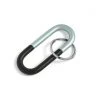 HAY Black Cane Key Ring