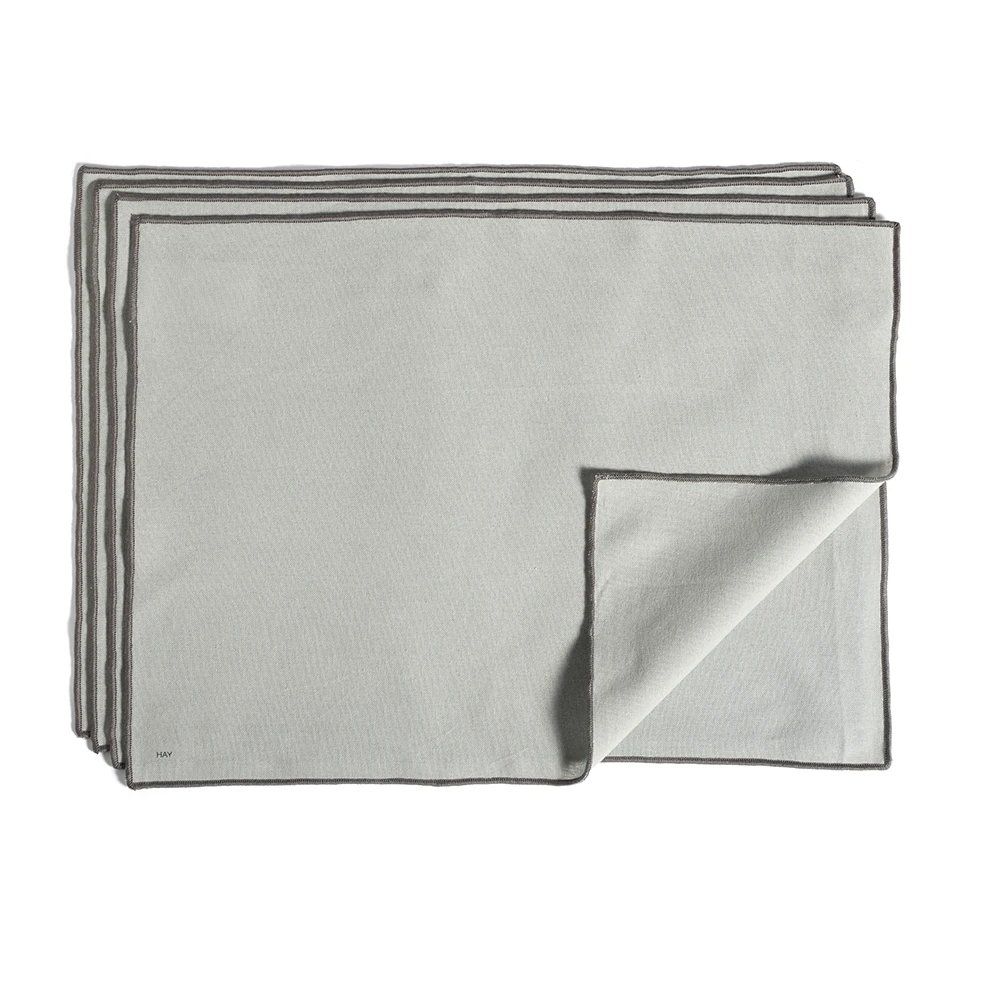 HAY Set of 4 Cotton Contour Place Mat 4 HAY Set of 4 Cotton Contour Place Mat